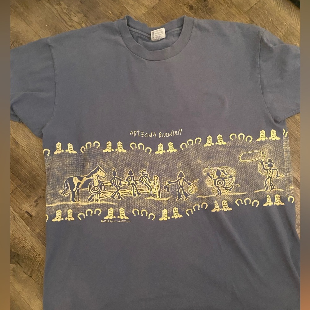 90s vintage Arizona roundup t-shirt - Picture 2 of 3